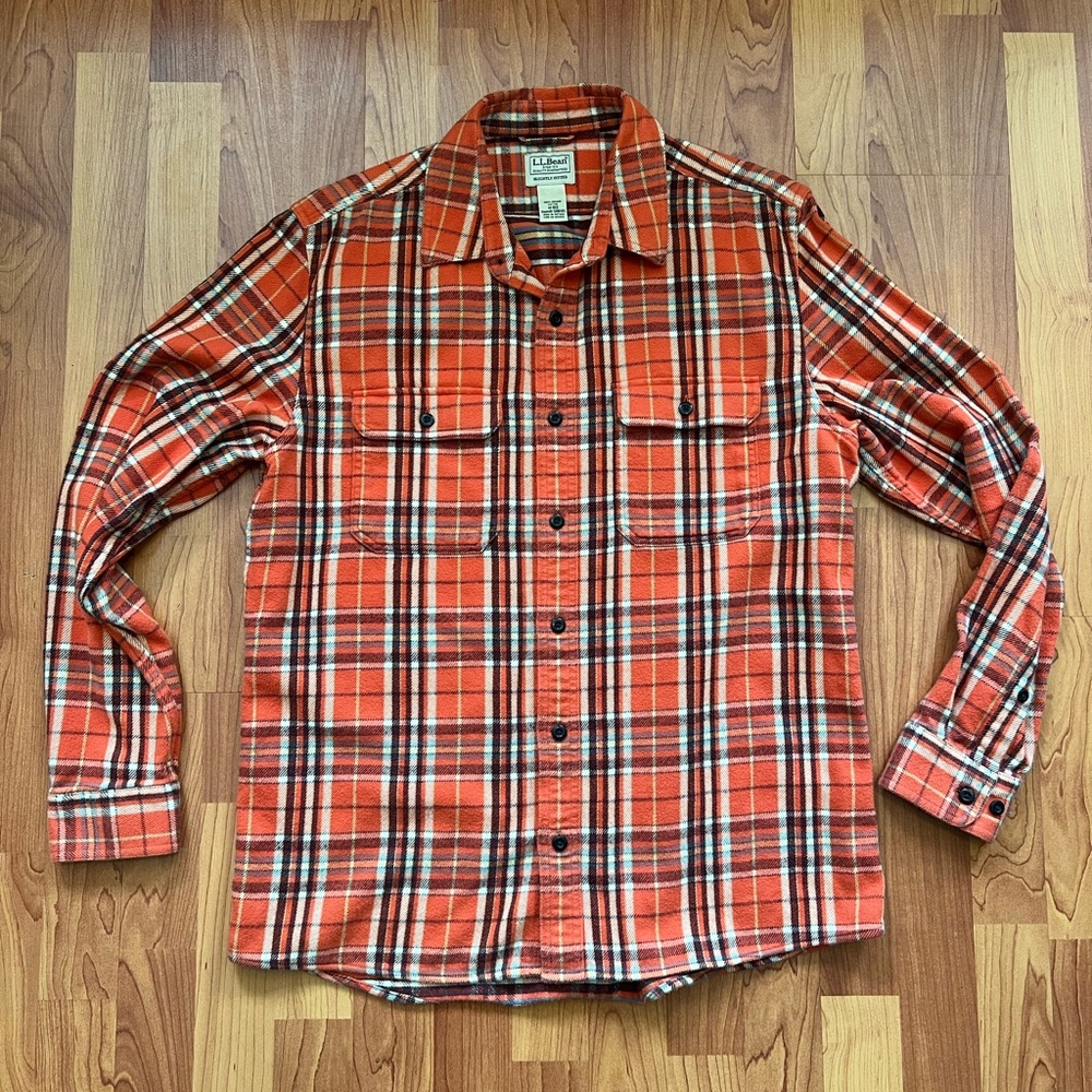 L.L. Bean Organic Cotton Flannel Shirt- Men’s Medium